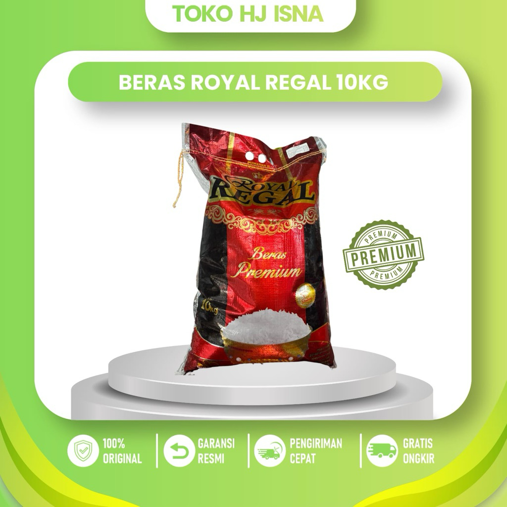Beras Royal Regal 10kg - Surabaya (NAIK)