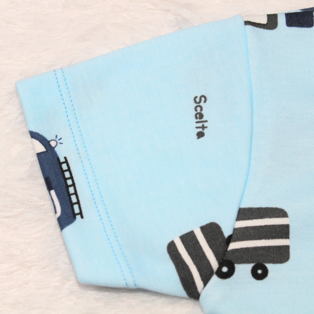 Scelta - Setelan Kaos dan Celana Anak anak Unisex Lengan Pendek Motif Mainan Mobil | STL SC 459 PD thumbnail 4