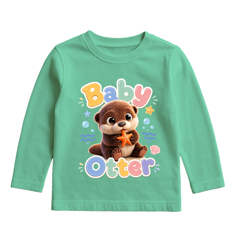 JEJE KIDS Kaos Anak Laki Laki dan Perempuan BABY OTTER / BAYI BERANG BERANG