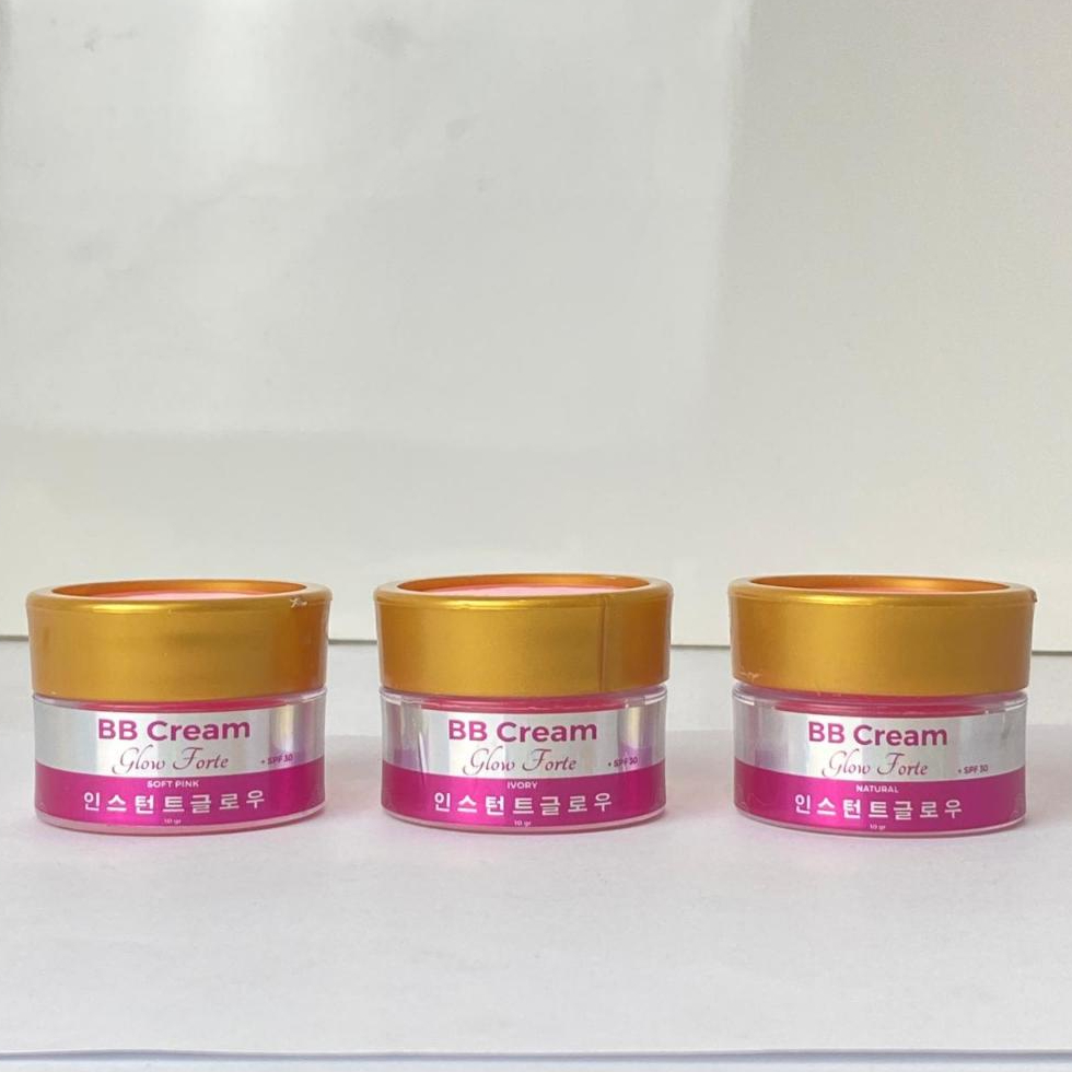 BB CREAM GLOW FORTE - Cream siang glowing cocok utk semua jenis kulit 10gr