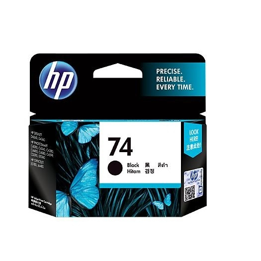 Tinta HP Original 74 Black Original Ink Cartridge (CB335WA) printer D4260 D4280 D4360 J5730 J5740 J5