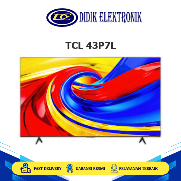 TCL 43P7L GOOGLE TV 43 INCH ONKYO 2.0 Hi-Fi System Premium QLED 4K UHD 43P7L P7L