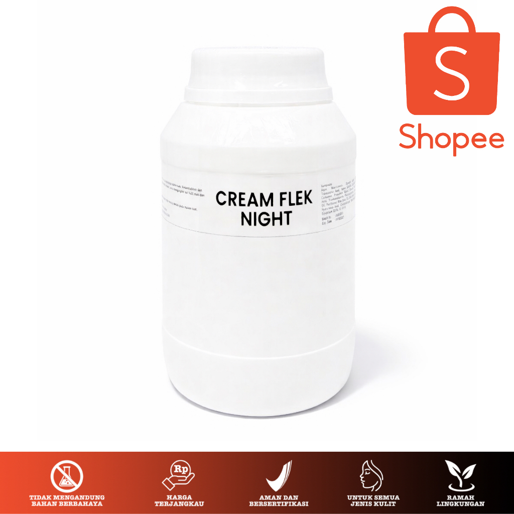 CREAM FLEK NIGHT KILOAN ISI 1 KG (SALEP MALAM FLEK ORIGINAL)