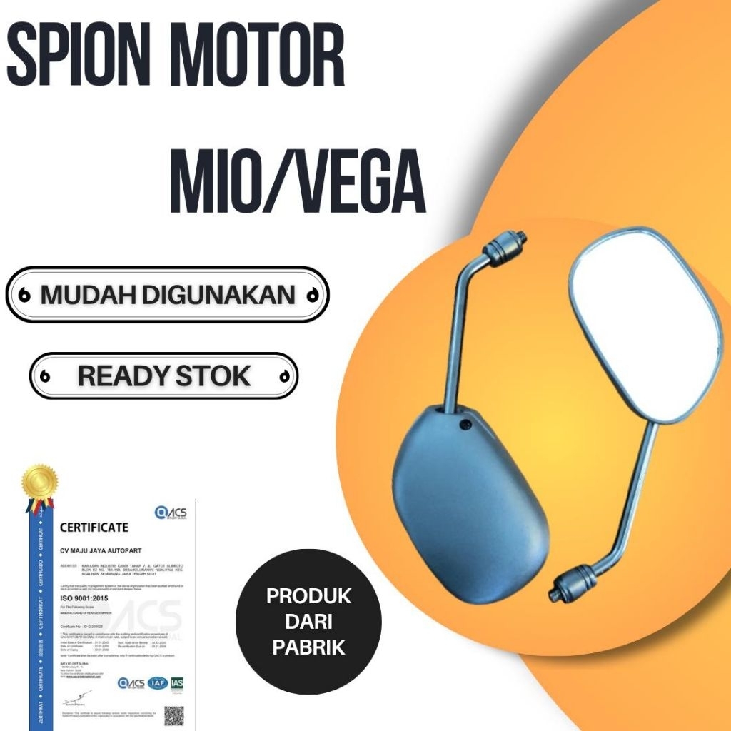 Spion Yamaha MIO Model Standar Spion MIO Kaca Spion Motor / Spion MIO Soul Karbu