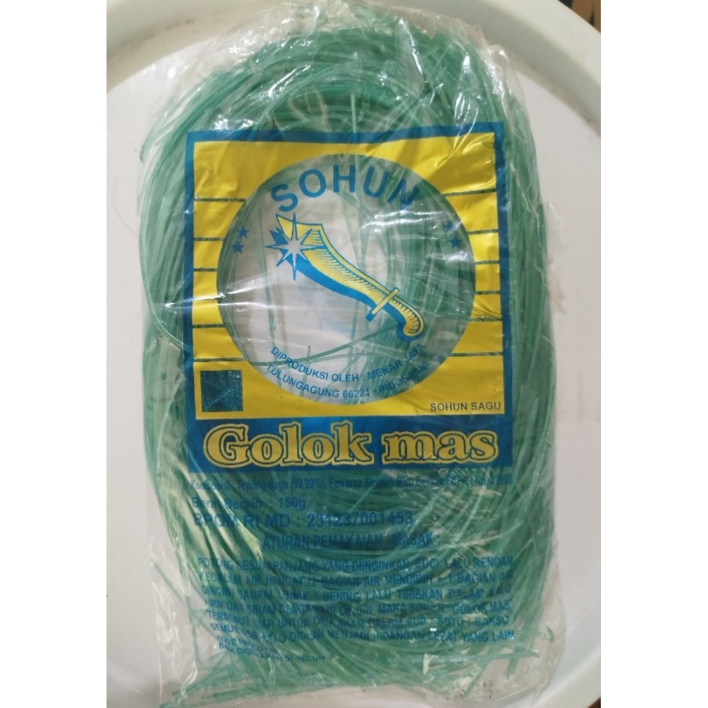 Sohun Cap Golok Mas - Nasi Lembut dan Mudah Diserap