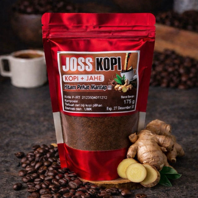 Joss Kopi Jahe - Perpaduan Rasa Kopi Khas Pedesaan Dengan Jahe Asli Yang Hangat