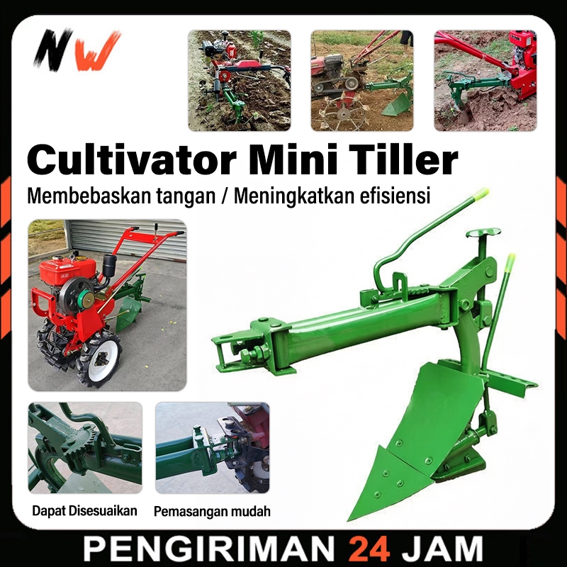 NW - Singkal Bolak Balik Double Sided Plough Traktor Roda Dua - Bajak Ganda Efisien