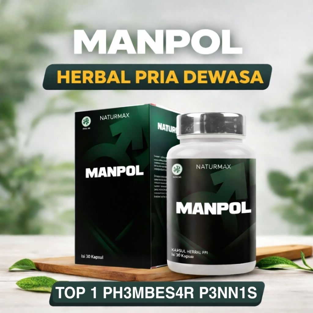 MANPOL Obatkuat Herbal Alami Pria Dewasa Suplemen Stamina Vitalitas Pria Booster Energi Harian