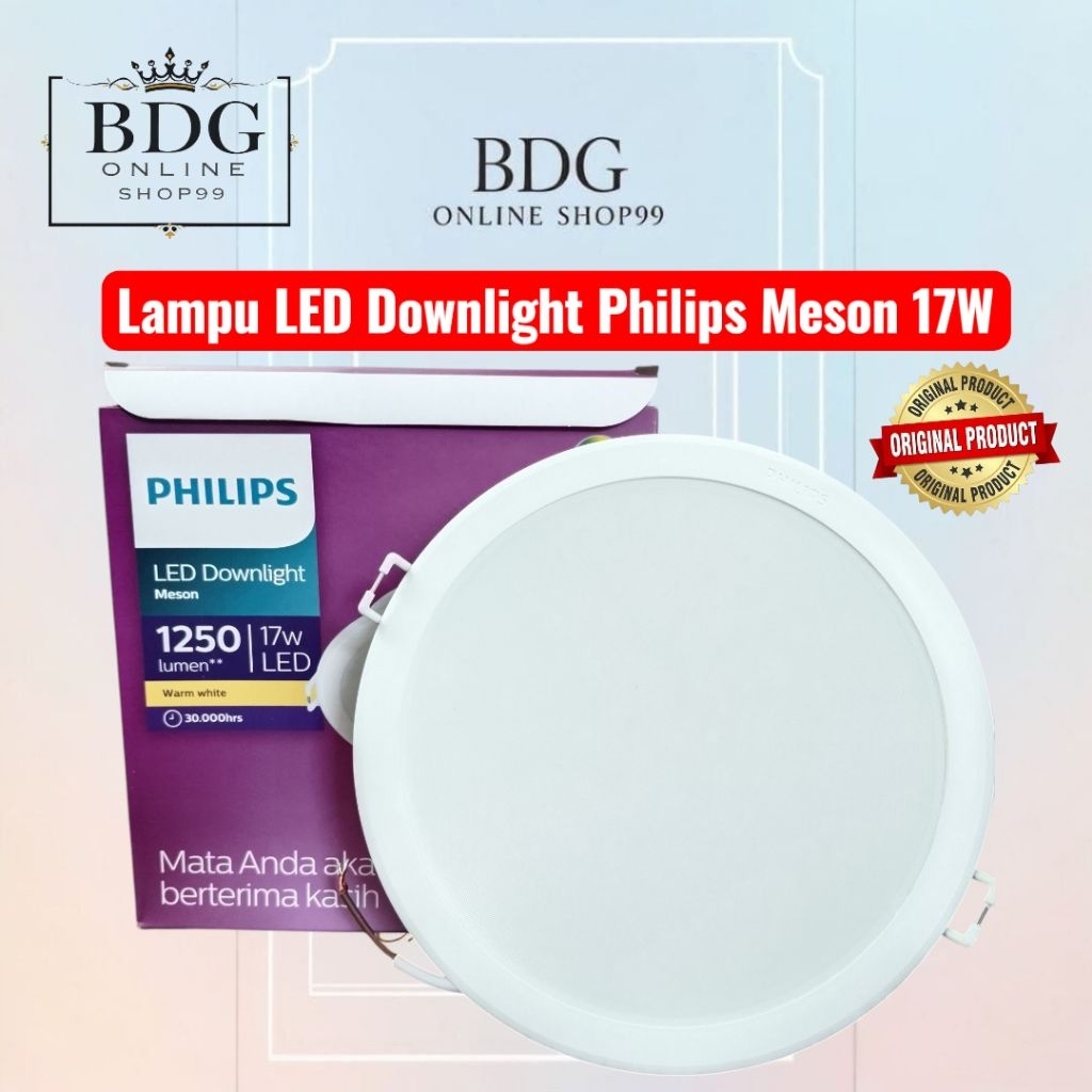 Lampu LED Downlight Philips Meson 17W