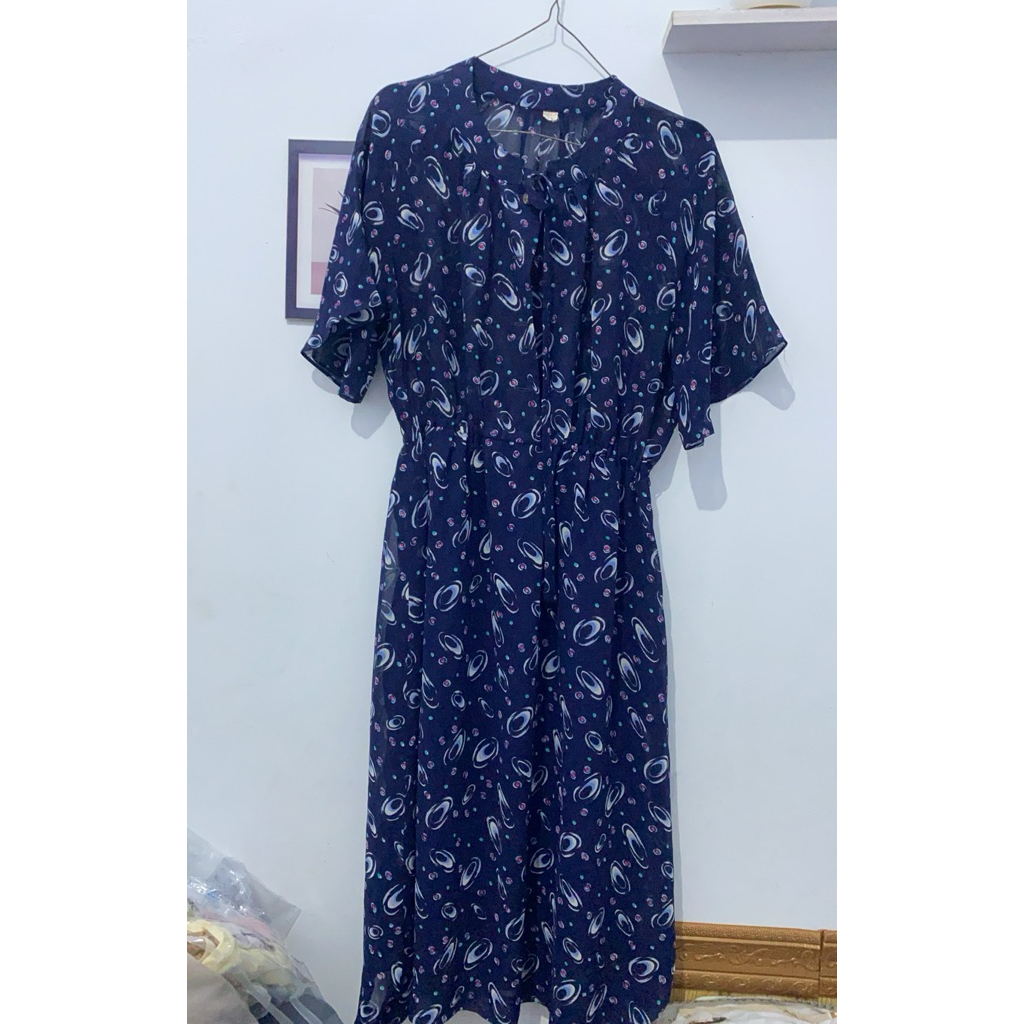 dress wanita vintage preloved