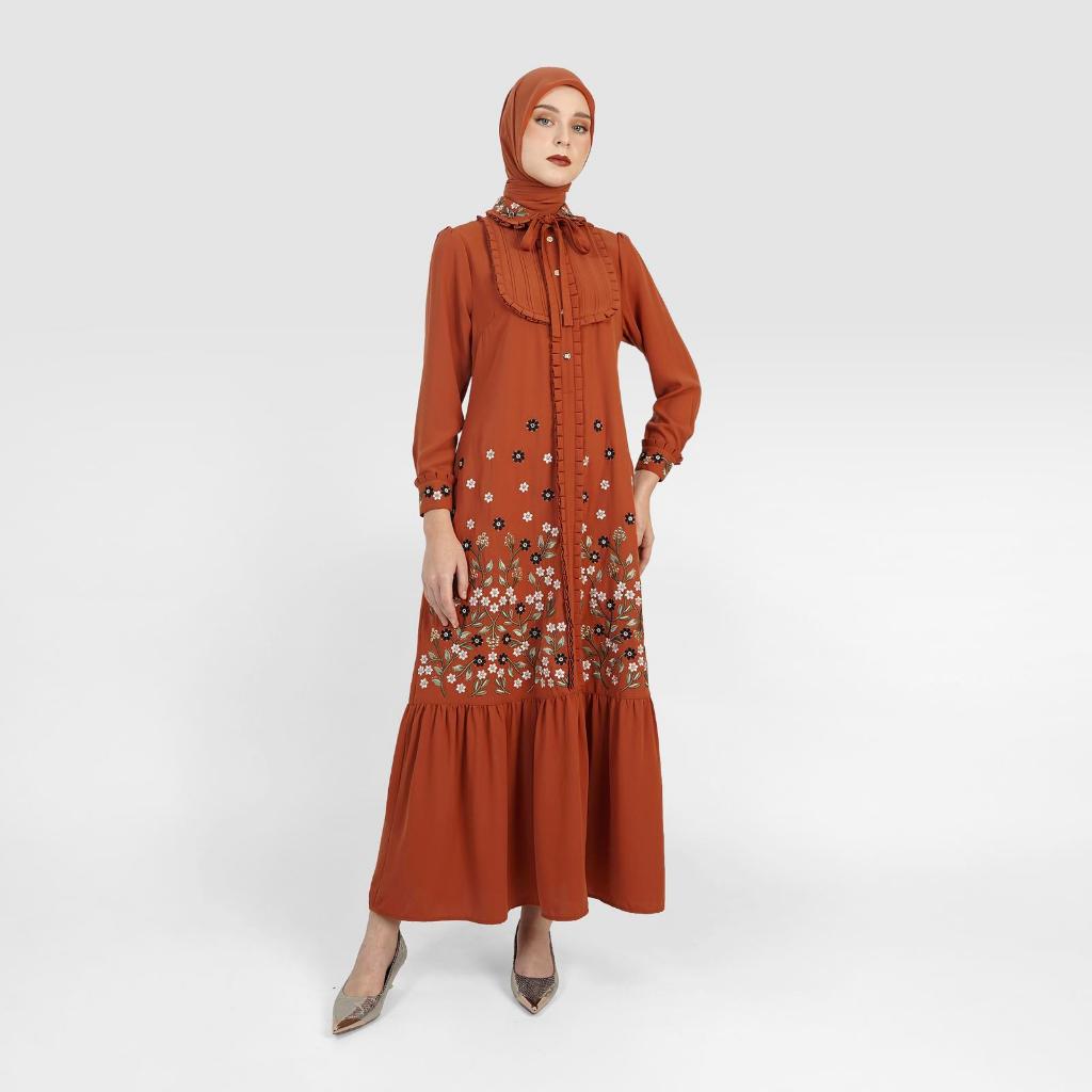 HIKMAT D7923 - Sylverra Gamis Dress Muslimah Wanita