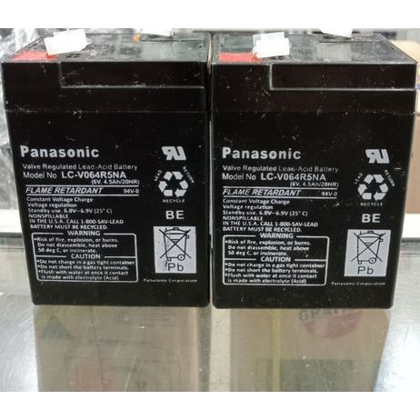 Aki Kering Panasonic 6 Volt 4,5Ah