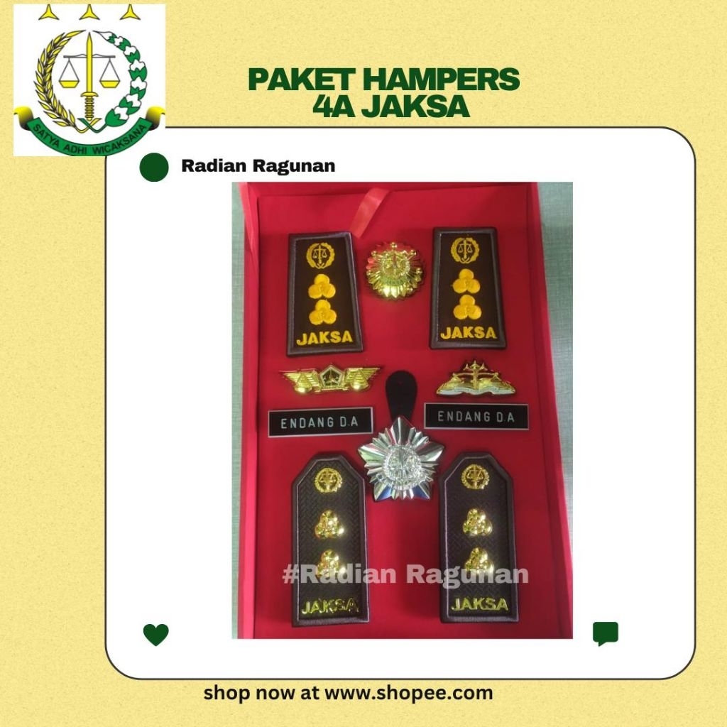 PAKET HAMPERS SPESIAL 4A JAKSA | KEJAKSAAN RI