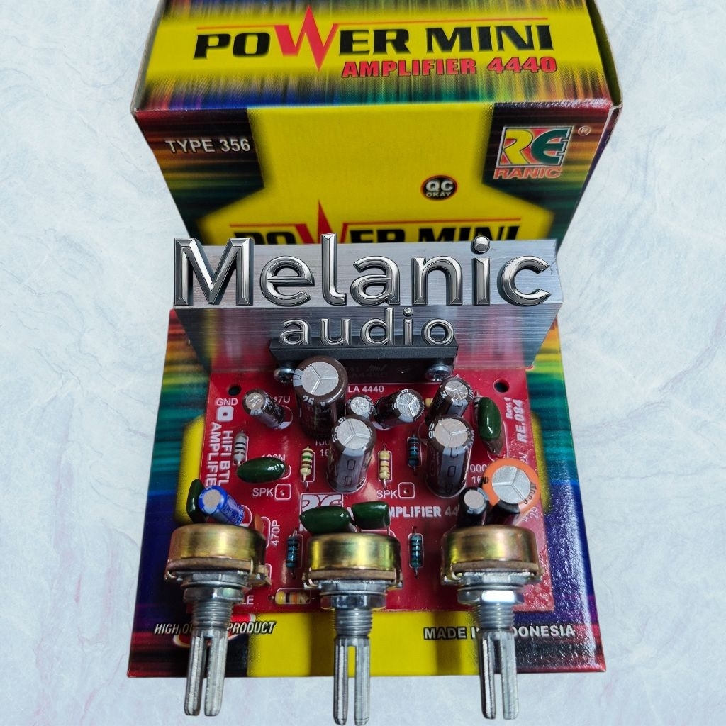 Kit speaker aktif amplifier mini la4440 mono