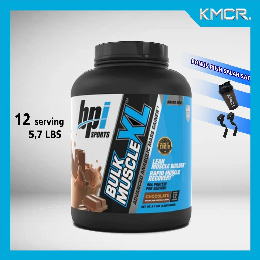 BPI Sports Extreme Bulk Muscle XL 5.7 lbs Weight Mass Gainer - KMCR CANGGU