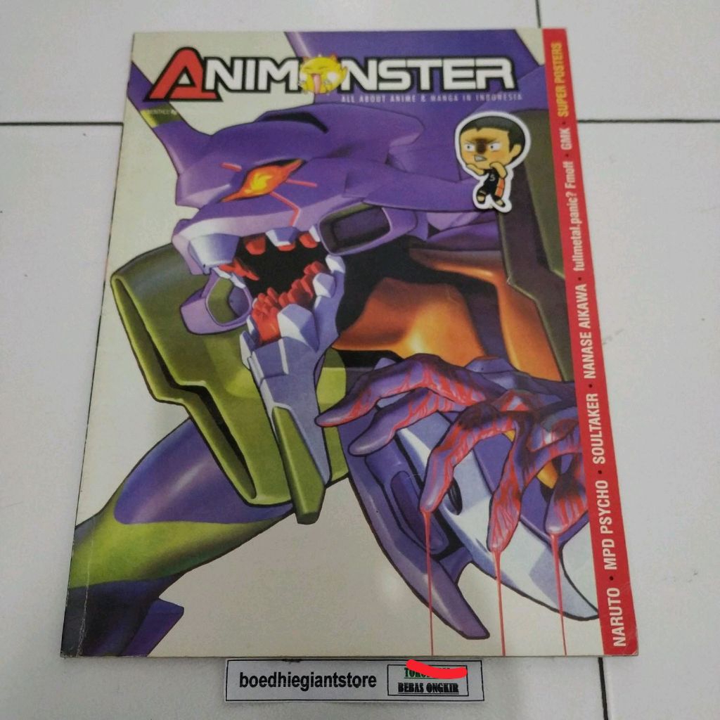 Komik Neon Genesis Evangelion 1-13 + BONUS Animonster edisi eva, TS