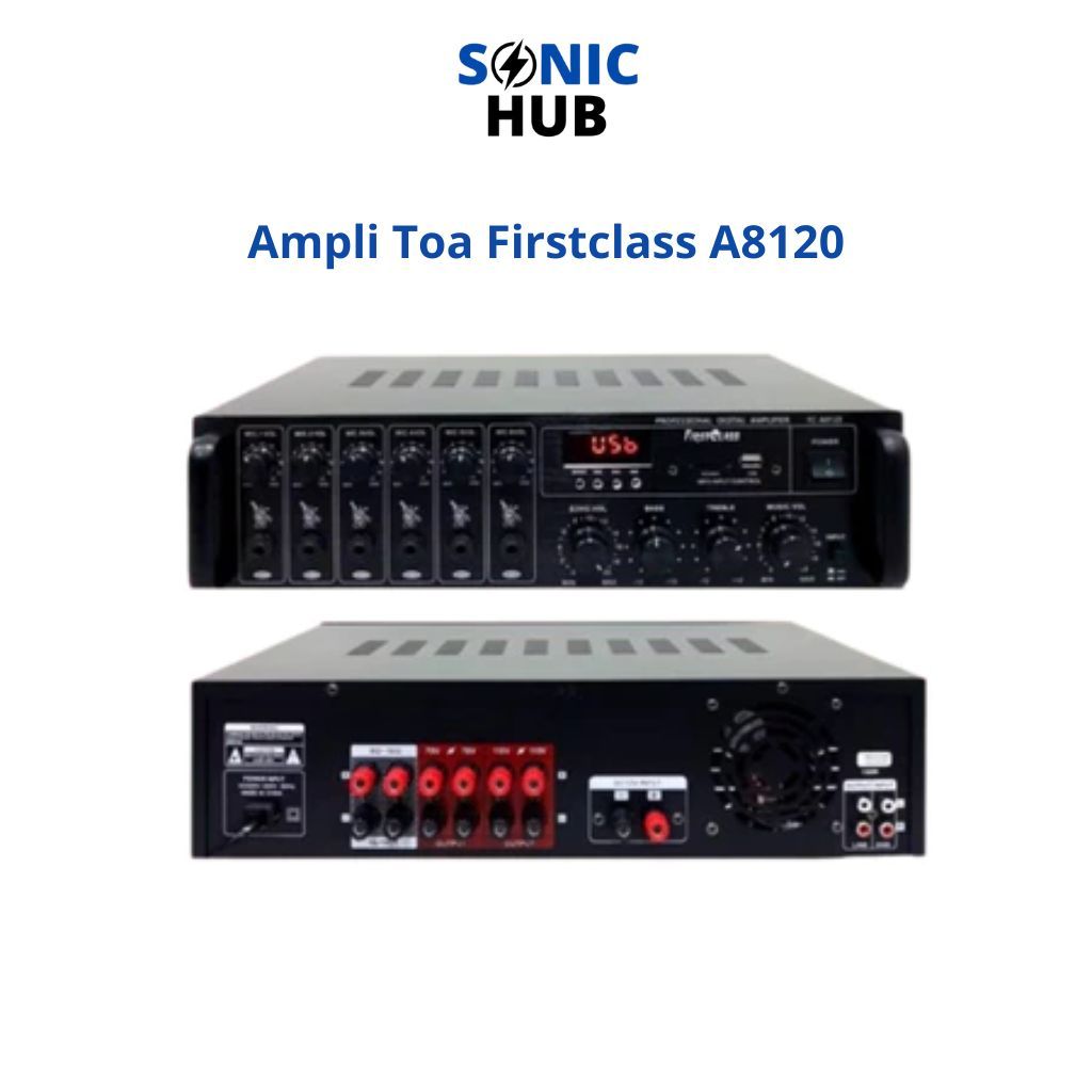 Power Amplifier Toa Professional Digital Ampli Firstclass FC A8120 150 Watt