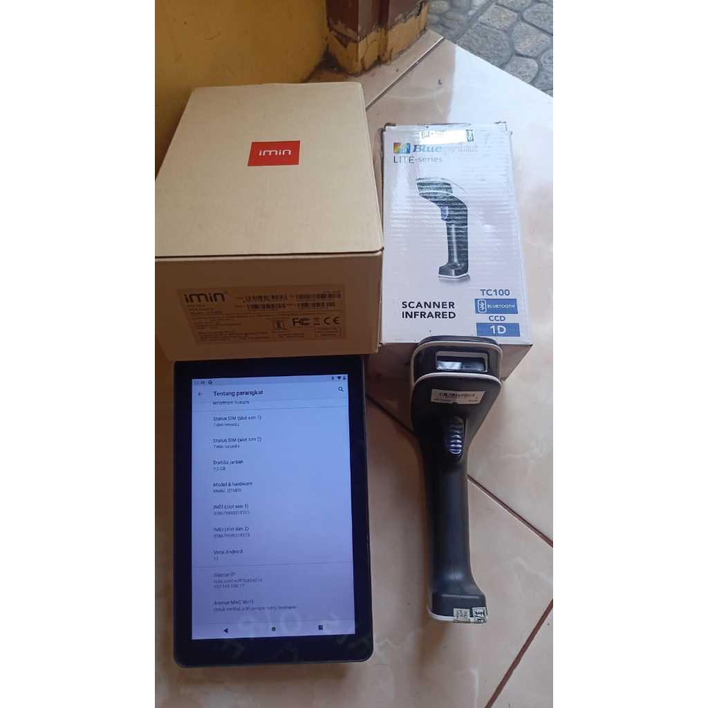 Mesin Kasir imin M2 Max - 1 Unit + Scanner Infrared