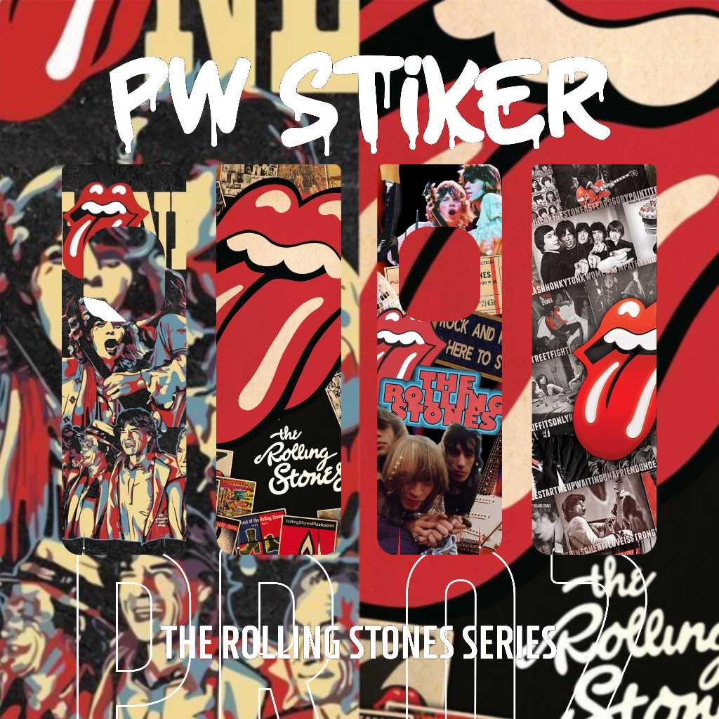 Stiker Garskin Aksesoris Minislim PR02– Upgrade Tampilan Lebih Keren Rolling Stones Series