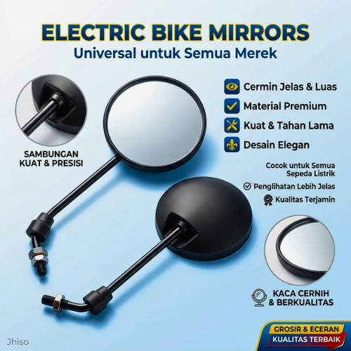 SPION SEPEDA LISTRIK SELIS UWINFLY PACIFIC | SPION SEPEDA LISTRIK UNIVERSAL BULAT DAN AWET