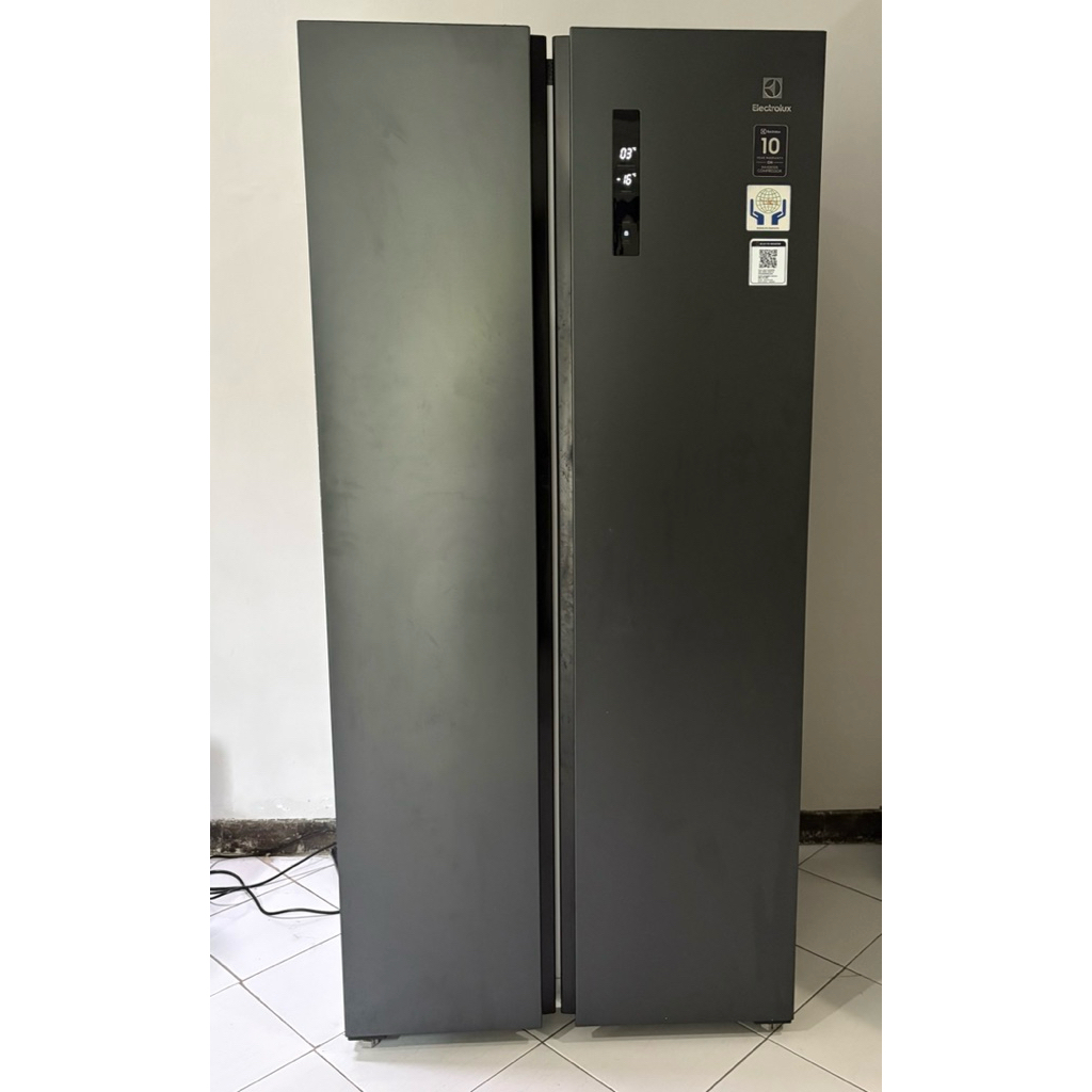 Kulkas electrolux side by side preloved refrigerator murah
