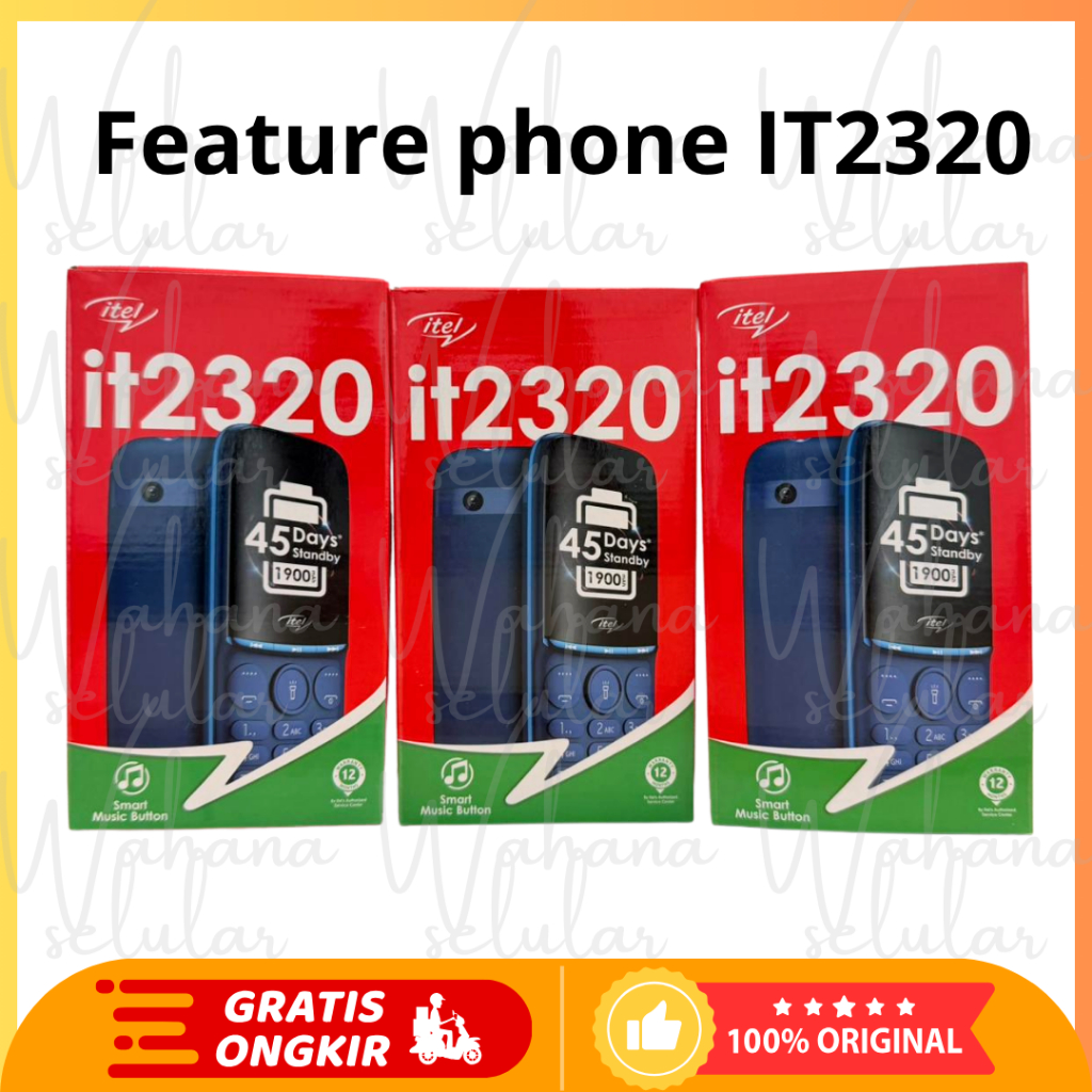 ITEL 2320 IT2320 Feature phone - Garansi Resmi