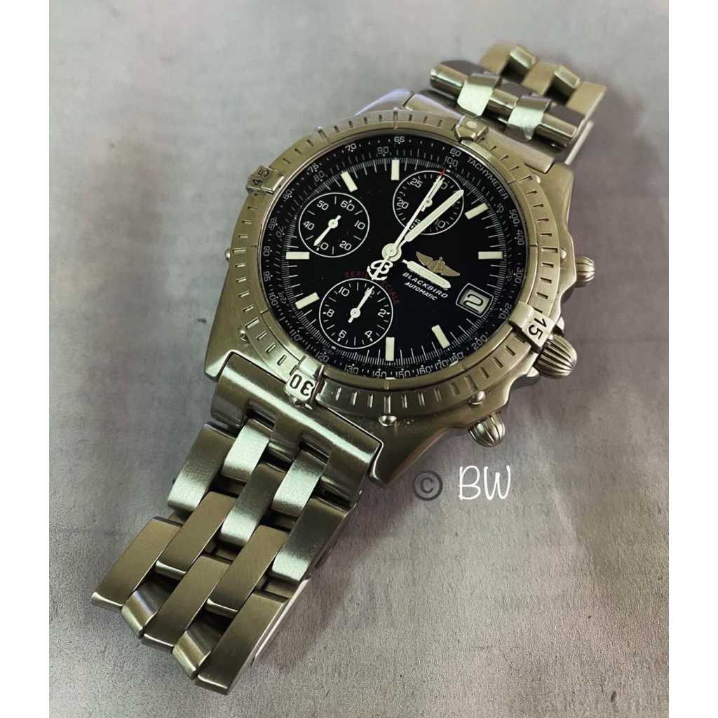 Breitling Chronomat Blackbird No Omega Panerai Oris Bell Ross