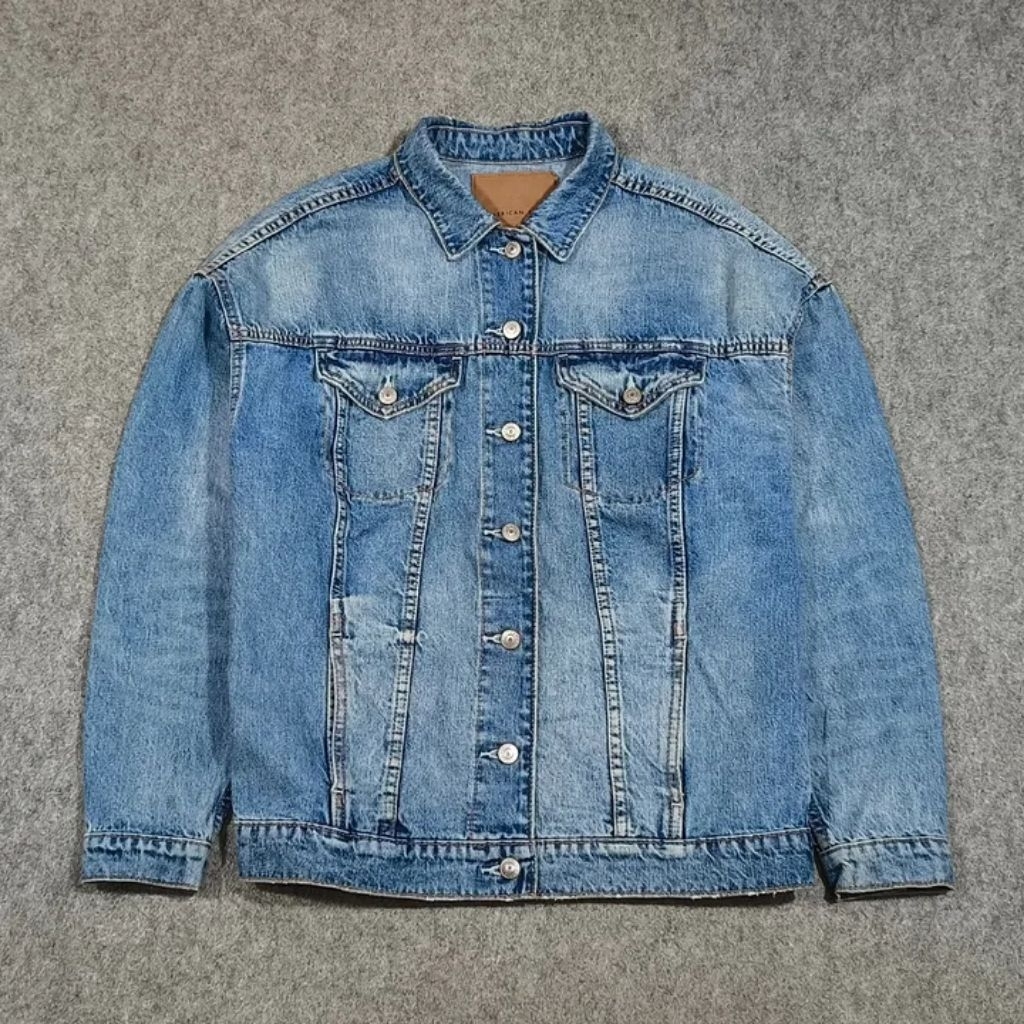 jaket jeans pria AMERICAN EAGLE size fit L second