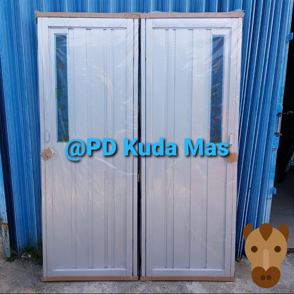 Pintu Kamar Mandi Galvalum WADJA Wing King Door Tipe Stylish