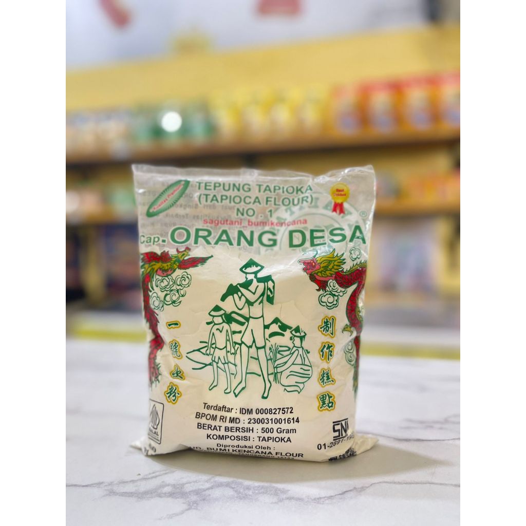 Tepung Tapioka Cap Orang Desa 500gr