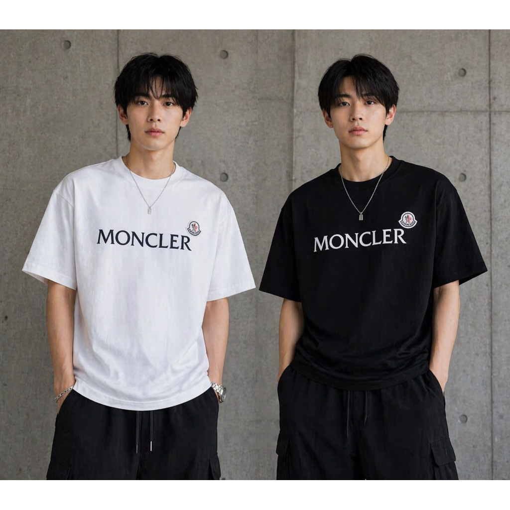 KAOS OVERSIZE MONCLER UNISEX 20s
