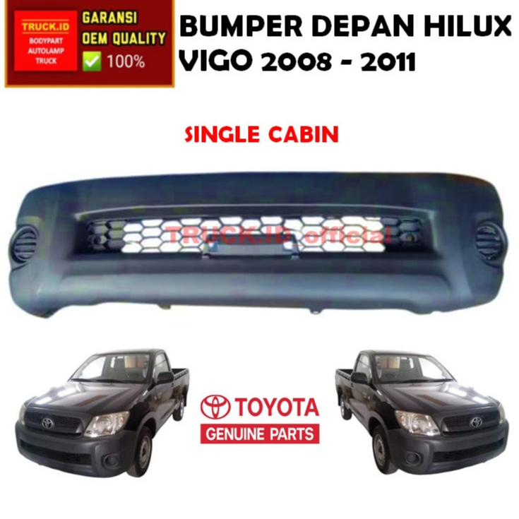 BUMPER BEMPER DEPAN TOYOTA HILUX VIGO 2008 2009 2010 2011 SINGLE CABIN *1267