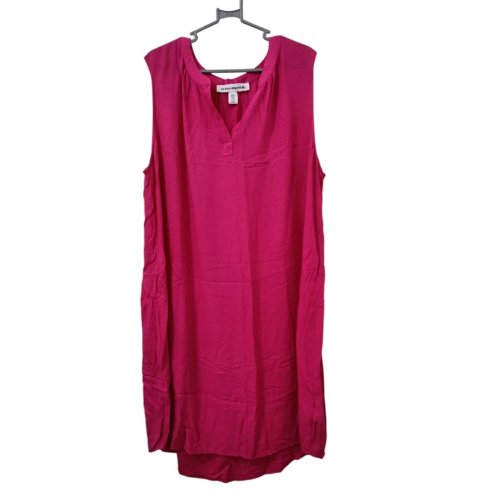 Dress kutung katun adem brand Amazon Essentials uk XL warna pink