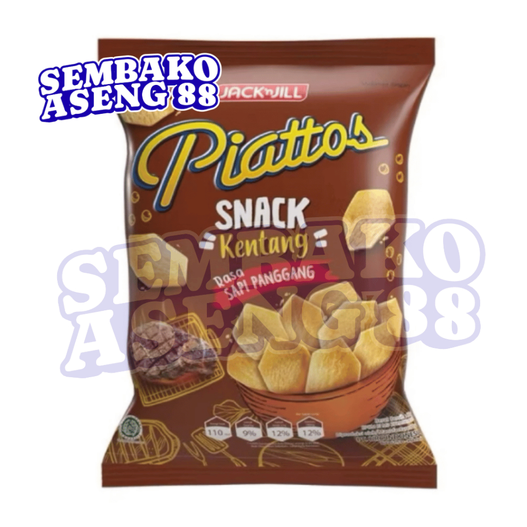 Piattos Snack Kentang | Keripik Kentang | Kentang Sapi Panggang