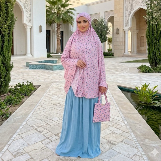 Masayu Batik - Mukena Batik Atasan Hijab Wanita Premium