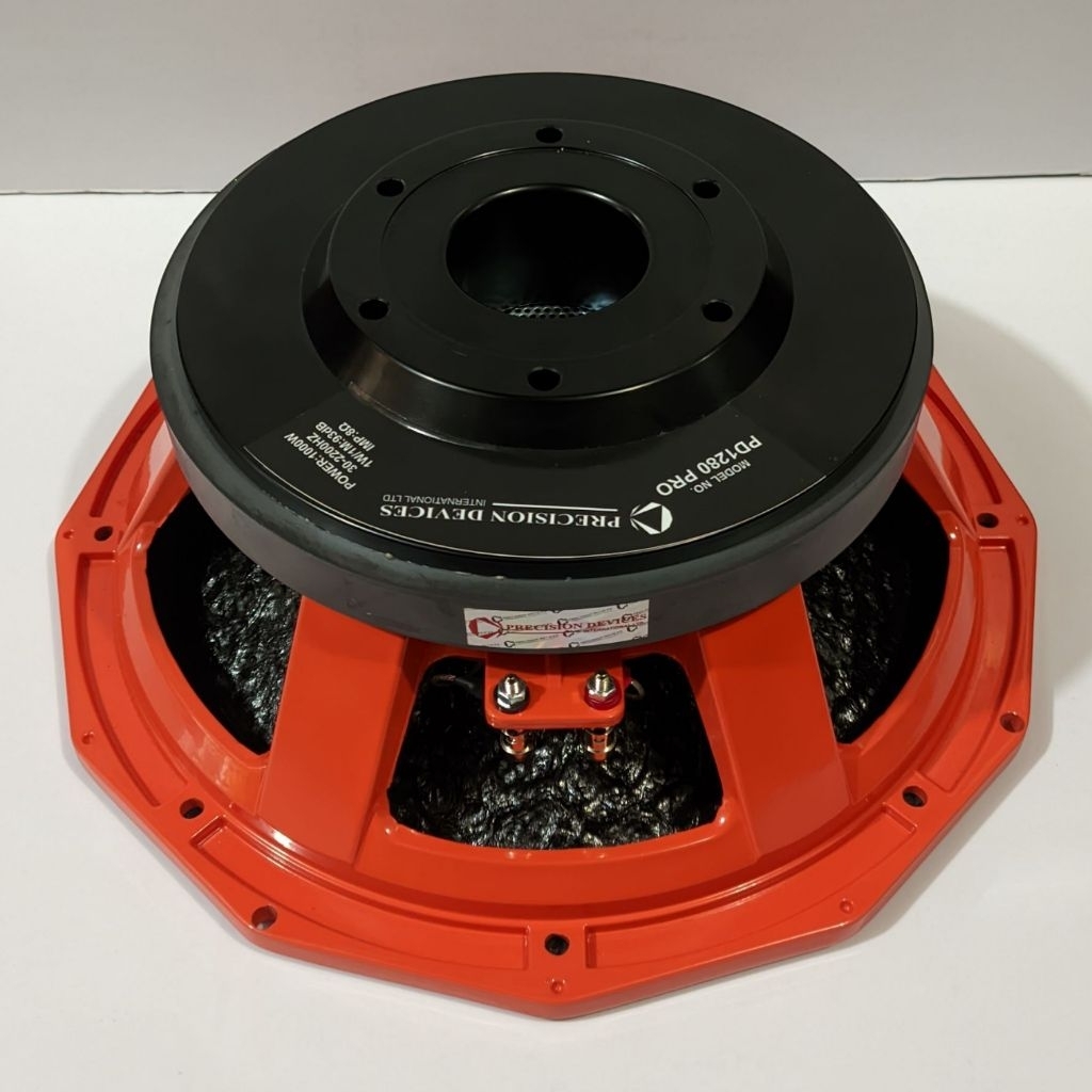 Speaker Komponen 12 Inch PD 1280 PRO Orange VC 4 IN 2000 Watt Daun Kulit Jeruk Coating Original Made