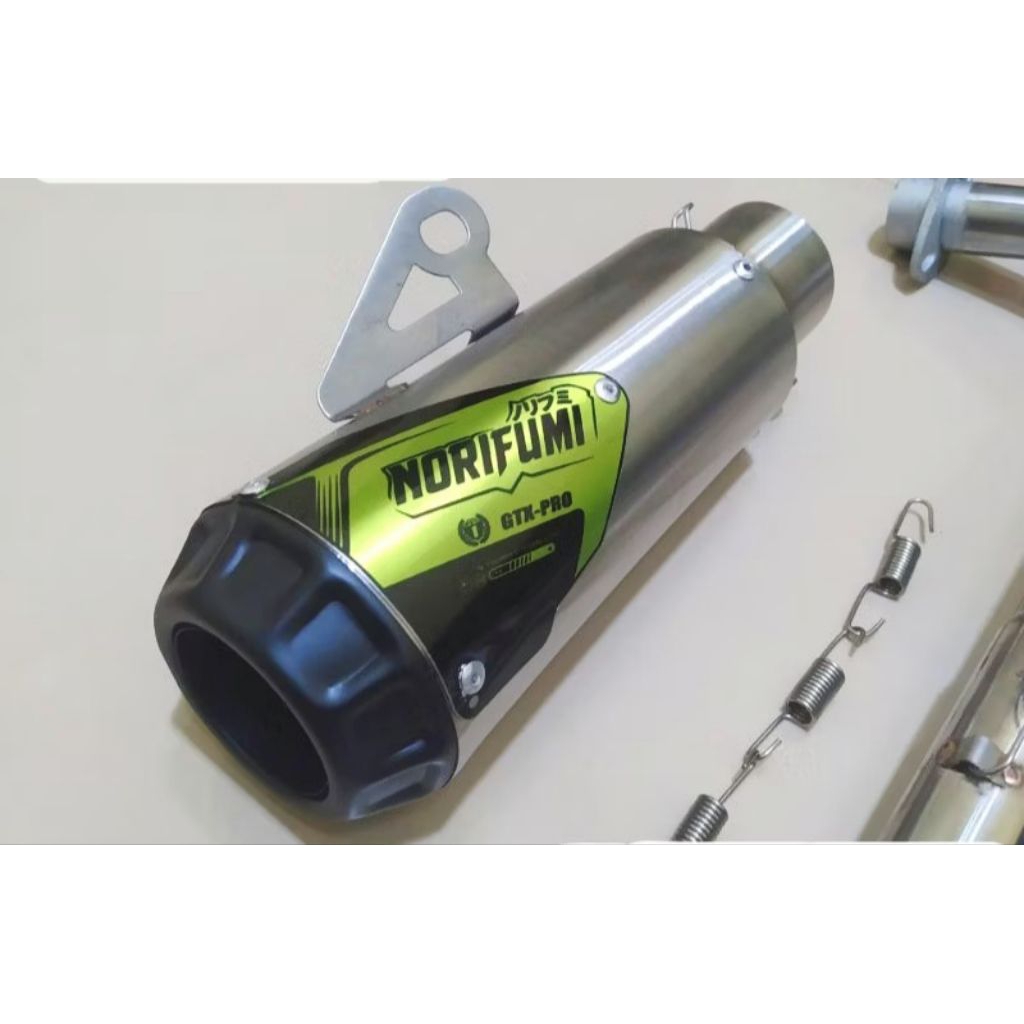 Knalpot Gtx Pro bebek Trail Jupiter Vega R Supra SmashNORIFUMI