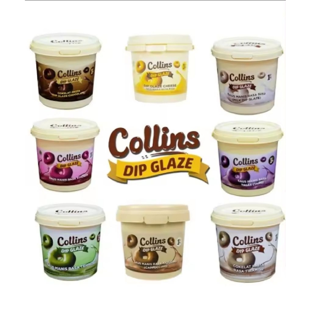 Dip glaze colins kemasan pail 1 kg