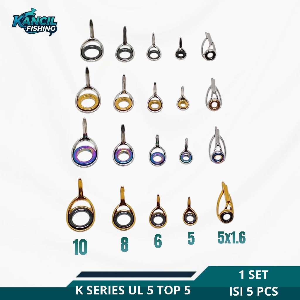 Ring Guide UL 1 Set isi 5 top 5 / Ring K SERIES Non Fuji Ultralight