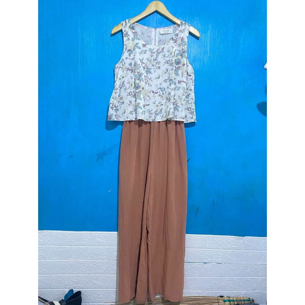 PL JUMPSUIT WANITA KUTUNG BUNGA