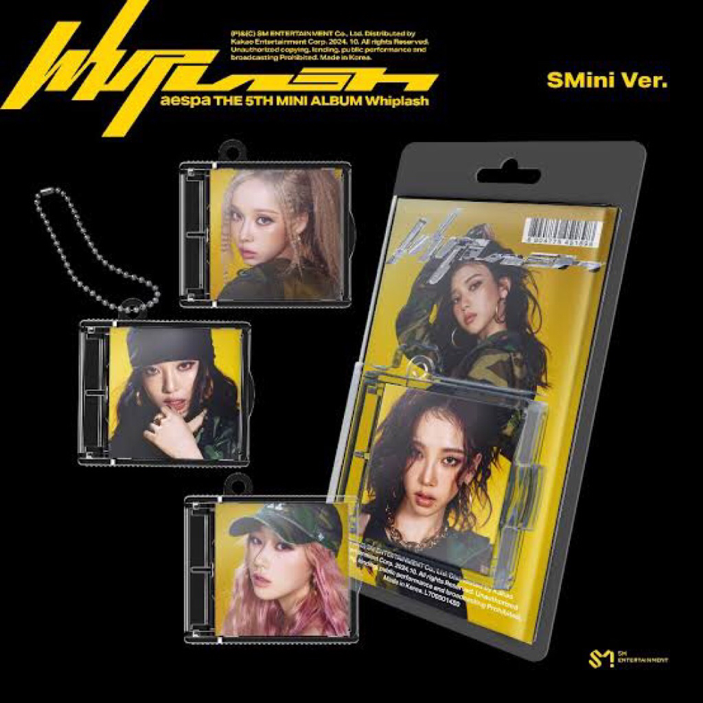 READY STOCK OFFICIAL AESPA WHIPLASH SMINI VER