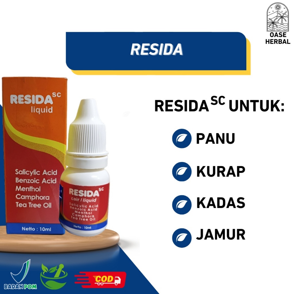 Obat Panu Kurap Kadas Kudis Gatal Kutu Air Jamur Resida Ampuh Untuk Anak dan Dewasa  BPOM
