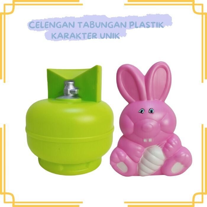 Celengan Plastik Anak Aneka Karakter