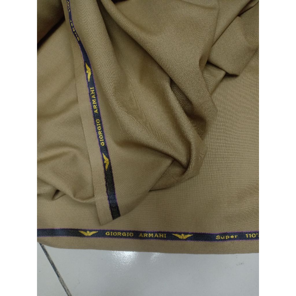 BAHAN SERAGAMAN ASN/PNS WOOL/BAHAN WARNA KHAKI MUDA/BAHAN SERAGAMAN PEMDA/WARNA KHAKI MUDA