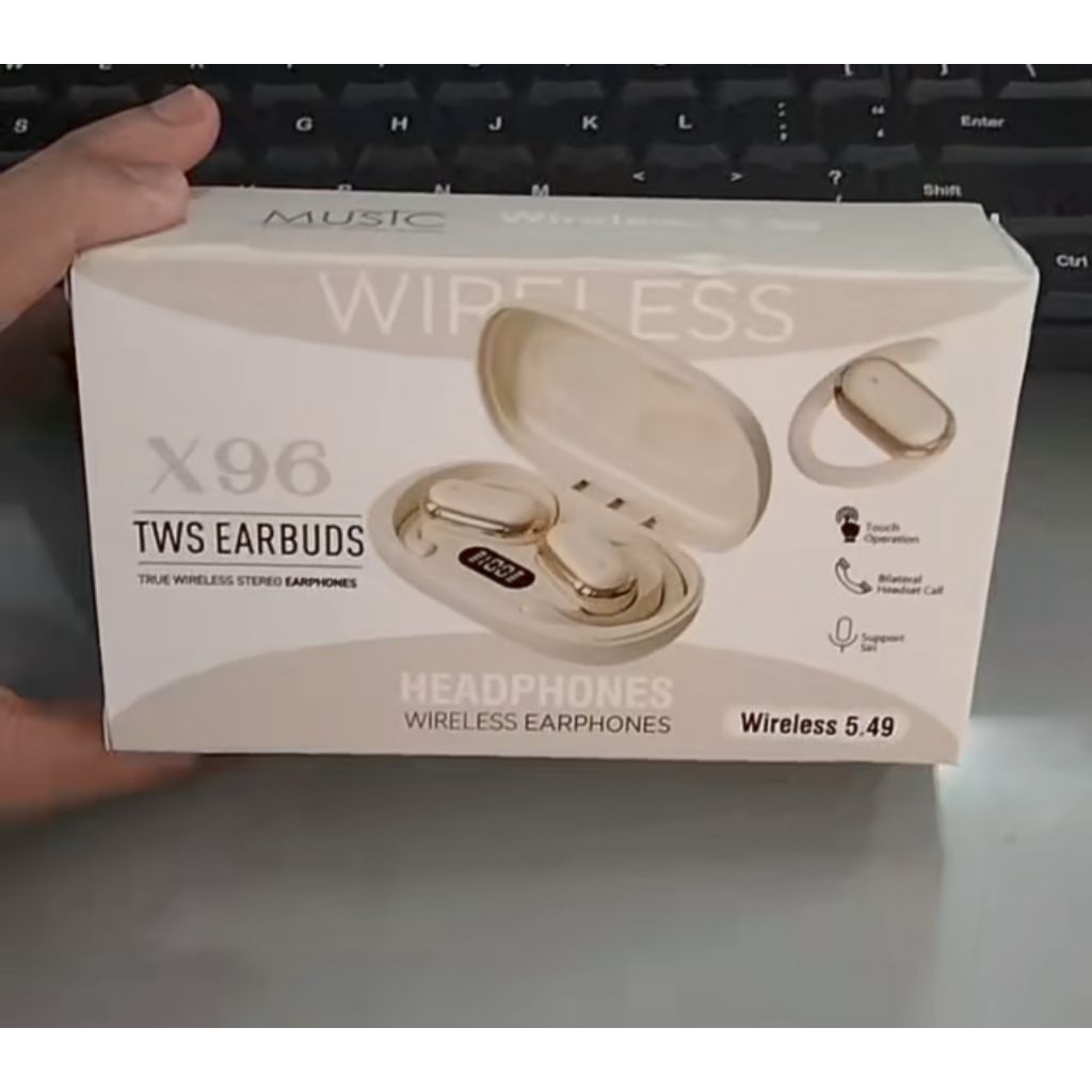 Headset bluetooth Gukoo noise reduction (kode A)