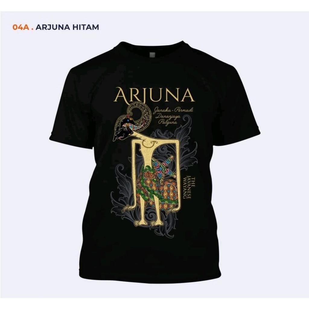 KAOS WAYANG ARJUNA GAMBAR DEPAN // WAYANG ARJUN