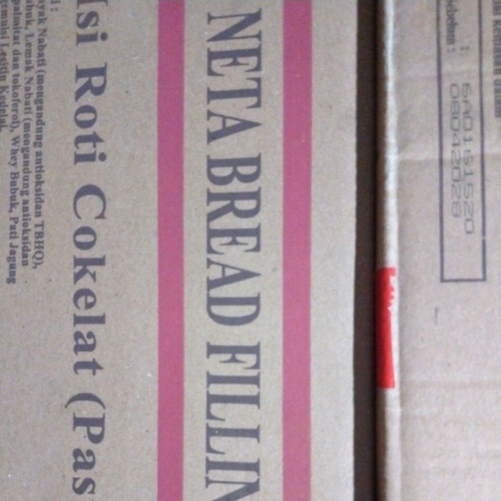 coklat isian/filling/pasta merk nesta