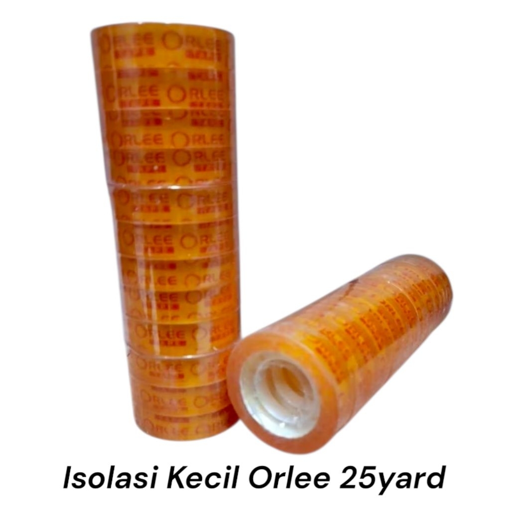 12PCS Isolasi Plester Bening Selotip kecil Merk Orlee