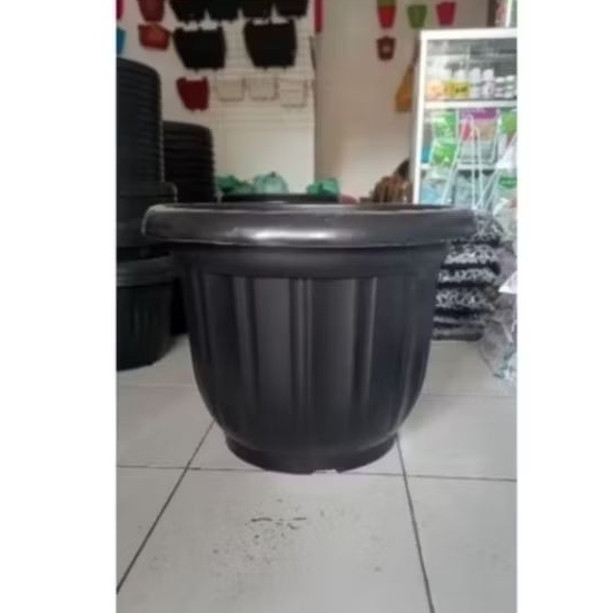 pot GLORI 60 HITAM pot besar 60 cm tambulampot