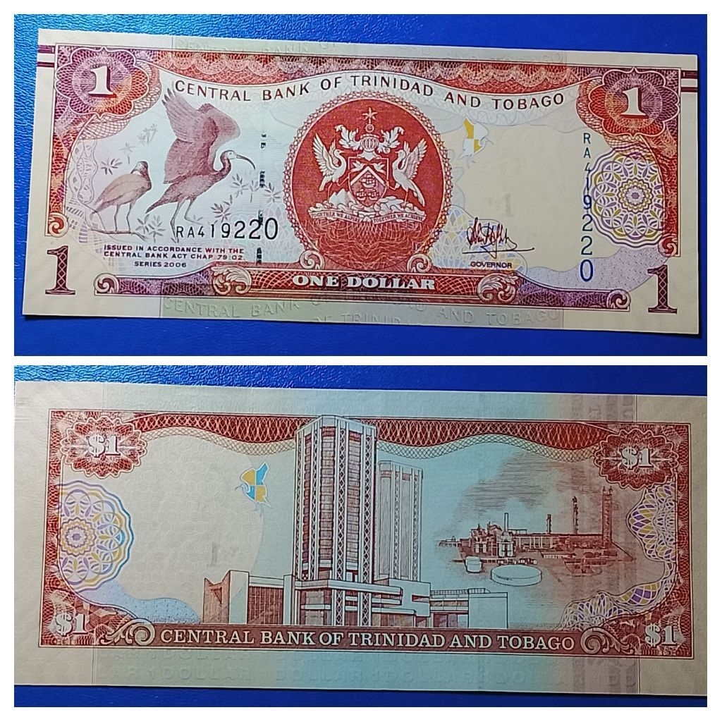 uang asing Tobago 1 dollar p3206